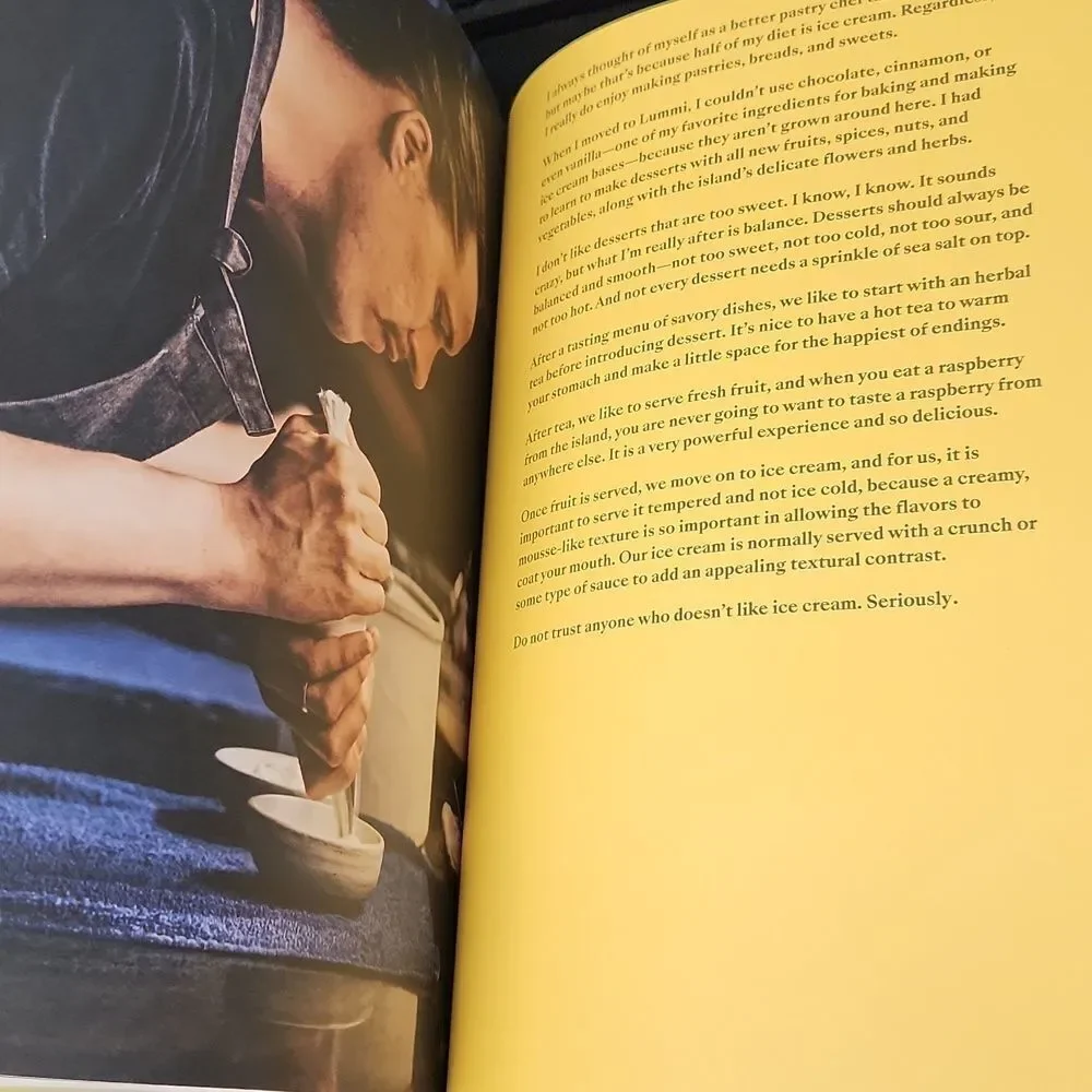 Lummi Island Cooking Book - Yellow Cover By Blaine Wetzel